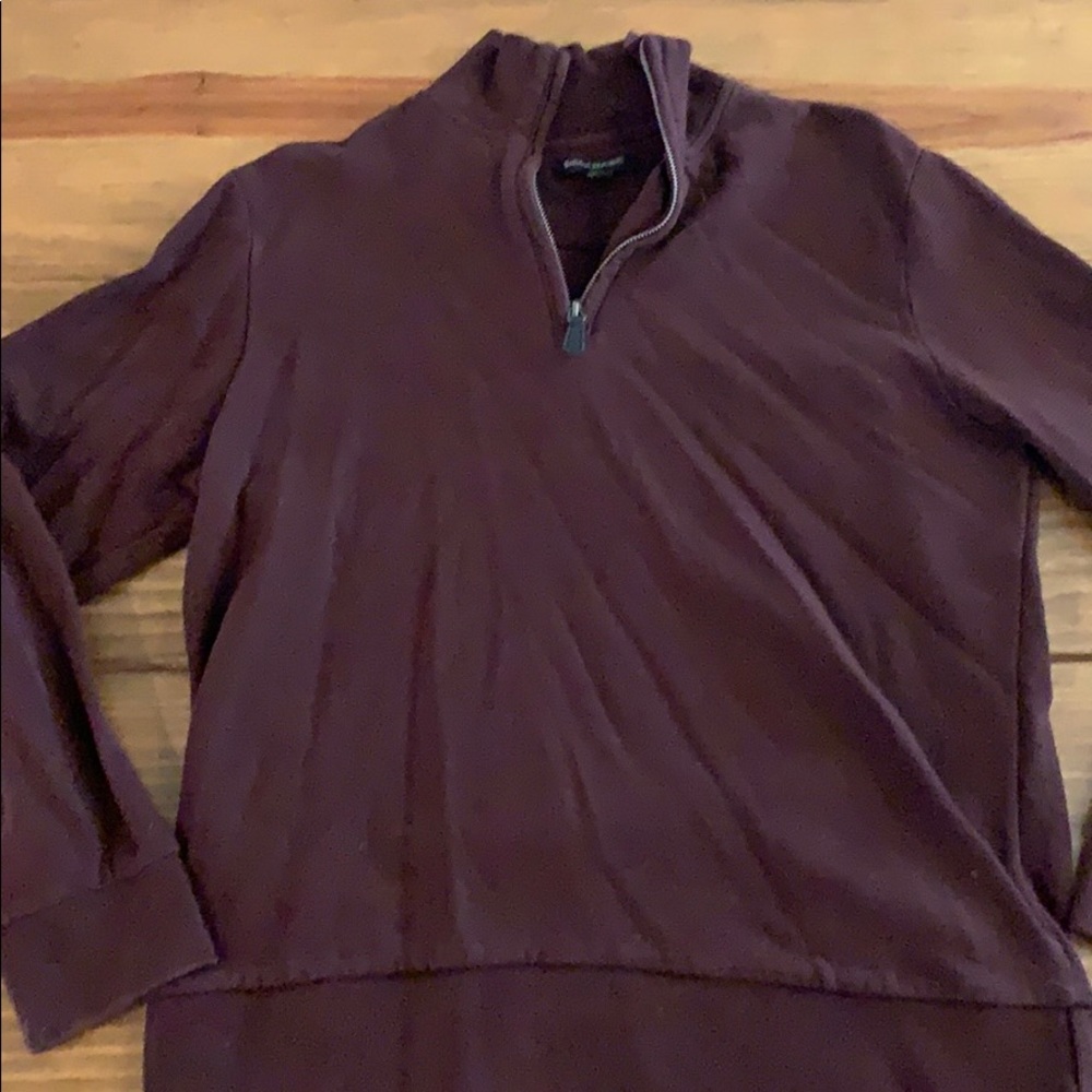 Mens banana republic large 1/4 zip sweater